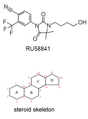 RU58841 structure