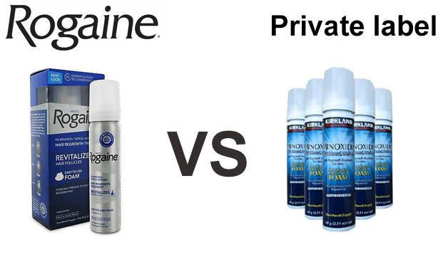 minoxidil 5% foam private label