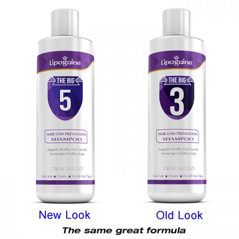 lipogaine big 5 shampoo vs lipogaine big 3 shampoo 